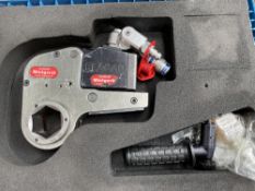 Pre-owned Plarad HSX 555 F low-profile hydraulic torque wrench.