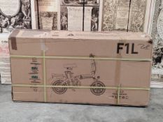 A pre-owned 14“ Folding Electric Bike 250W Peak Motor 48V 7.5Ah Battery, this item comes with two se