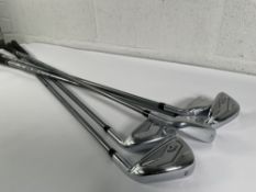 As new Callaway Elyte X Irons, RH, 6-PW (5 irons), Denali 55G 5.0 shafts.