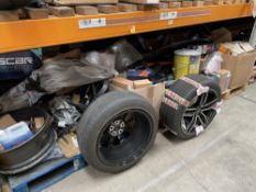 Assorted auto parts, accessories and related.