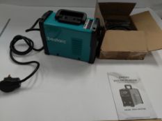 As new Bestarc ARC200 9GEN arc lift tig welder 110v/220v. Boxed with accessories.