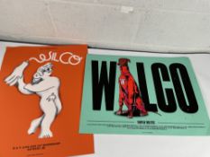 Approximately 140 numbered limited edition Wilco tour posters: 'An Evening With Wilco' Antwerp and E