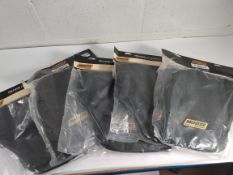 Five as new Moose Utility Division motorbike paws in black.