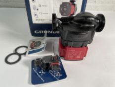 A boxed as new Grundfos UPS4 GO 25-65 130 Domestic Heating Circulator Pump 220-240V.
