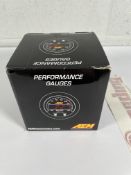 Boxed as new AEM X-Series UEGO Wideband Air/Fuel Ratio Gauge Kit #30-0300.