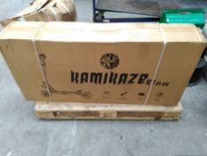 An as new Kamikaze K1 plus electric scooter.