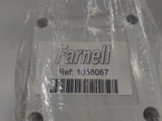 Twelve as new Farnell 1058067 PC 95 60 HG fibox boxes , grey lid , Ip67, 100x100x60mm.