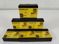 Six hundred as new Stanley 1992 heavy duty tool blades (100 per pack) (1-11-921) over 18s only.