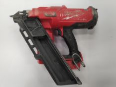 Preowned Milwaukee Tool M18 FFN Fuel 18V Brushless Cordless Brad Nailer. *Body only.