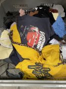 Assorted pre-owned clothing and related.