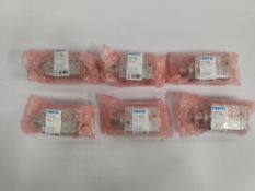 Six as new Festo Stopper Cylinder, DFSP-50-20-S-PA, (576144).
