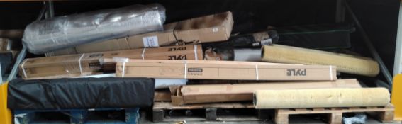 A quantity of assorted miscellaneous materials. (pallets not included)