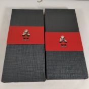 Two Damascus Kitchen knife sets (over 18s only).