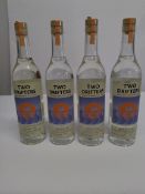 Four Two Drifters carbon negative pure white rum 4 x 700ml (two with slightly stained labels).