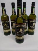 Five Jameson Stout Edition Irish whiskey 5 x 750ml.