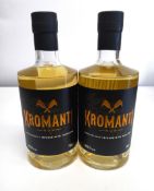 Two Kromanti rums 2 x 700ml.