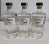 Three Misty Isle pure & smooth Vodka 3 x 700ml.
