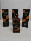 Three Jack Daniel's Old No7 McLaren 2023 Edition Tennessee Whiskey 3 x 700ml (boxes have slight dama