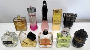 Thirty perfumes/testers and related to include Prada, Burberry, Boss, Viktor & Rolf, Jean Paul Gault
