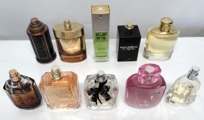 Thirty perfumes/testers and related to include Chanel, Michael Kors, Ralph Lauren, Armani and more!
