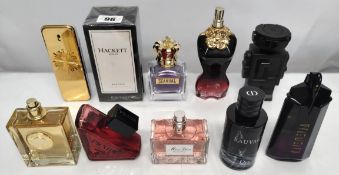 Thirty perfumes/testers and related to include Prada, Paco Rabanne, Jimmy Choo, Dior and more! (plea