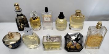 Thirty perfumes/testers and related to include YSL, Ted Baker, Ralph Lauren, Givenchy and more! (ple