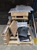 Assorted monitors sold for parts (All items damaged/faulty or unchecked. Sold as is, for parts only)