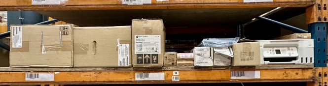 Assorted printers, toners/inks & related items (All items sold as is).