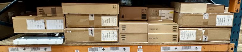Assorted networking and IT hardware (Sold as is).