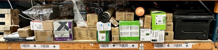 Assorted printers, toners/inks & related items (All items sold as is).