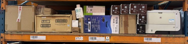 Assorted printers, toners/inks & related items (All items sold as is).