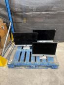 Three pre-owned Apple iMac's (iCloud unlocked, one with significant damage. Sold as is),