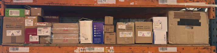 Assorted printers, toners/inks & related items (All items sold as is).