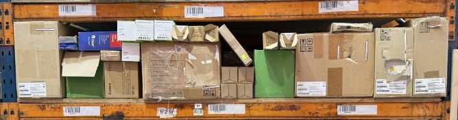 Assorted printers, toners/inks & related items (All items sold as is).