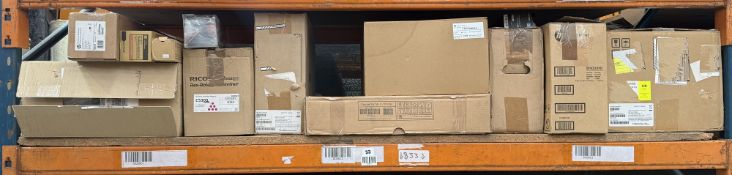Assorted printers, toners/inks & related items (All items sold as is).