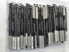 Approximately seventy Loreal Paris 131 noir intense/jet black crayon contour khol eyeliners.