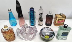 Fifty perfumes/testers and related to include Carolina Herrera, Marc Jacobs, DKNY, Hackett and more!