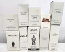 Thirty boxed perfumes/testers and related to include YSL, Burberry, Jean Paul Gaultier, Gucci and mo