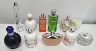 Fifty perfumes/testers and related to include Vera Wang, Joop, Cacharel, Juicy Couture and more! (p