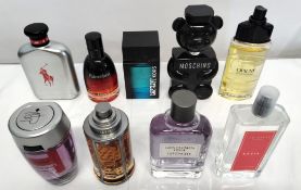 Thirty perfumes/testers and related to include Boss, YSL, Dior, Paco Rabanne and more! (please note: