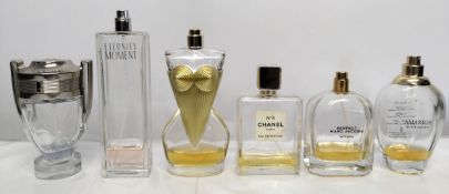 Forty low volume perfumes/testers and related to include Chanel, Armani, Dior, Jean Paul Gaultier an