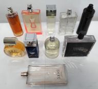 Thirty perfumes/testers and related to include Burberry, Armani, Boss, Jean Paul Gaultier and more!