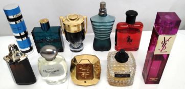Thirty perfumes/testers and related to include Chanel, Michael Korrs, Paco Rabanne, Burberry, Jean P