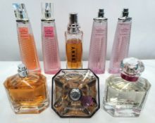 Thirty perfumes/testers and related to include Boss, Marc Jacobs, Givenchy, Guerlain and more! (plea