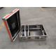 Four preowned unbranded flight cases. 1 x lockable with wheels (82 x 59 x 44cms), 1 x lockable with - Image 4 of 5