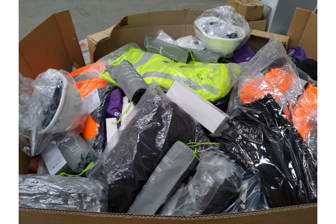 A pallet of assorted corporate stock including clothing, accessories and related. - Image 2 of 2