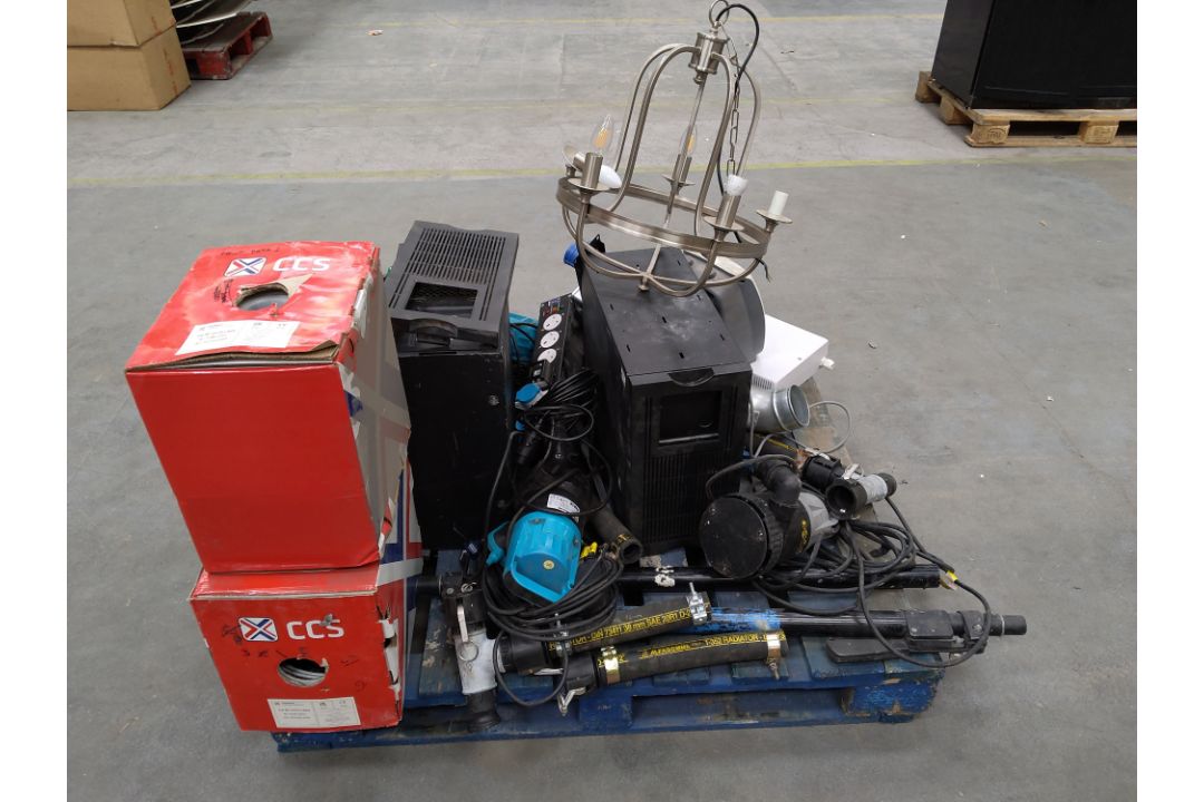One pallet of mixed industrial and commercial items. Pallet not included. - Image 3 of 4