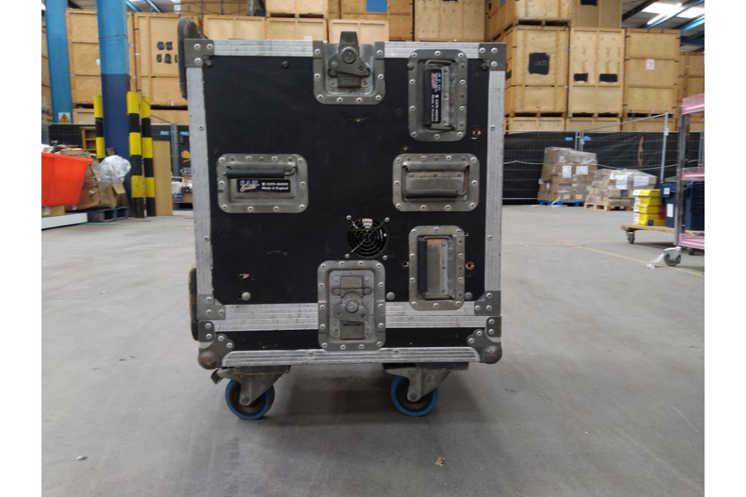 Preowned Elation RMD-1210 rack mounted dimmer. 12 channels, 10 amps per channel. mounted in flight c - Image 2 of 6