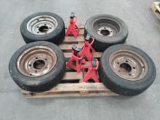 Four preowned Wheels 14.5