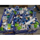 Ten crates of assorted goods including commercial, industrial, homeware and related (over 18s only)